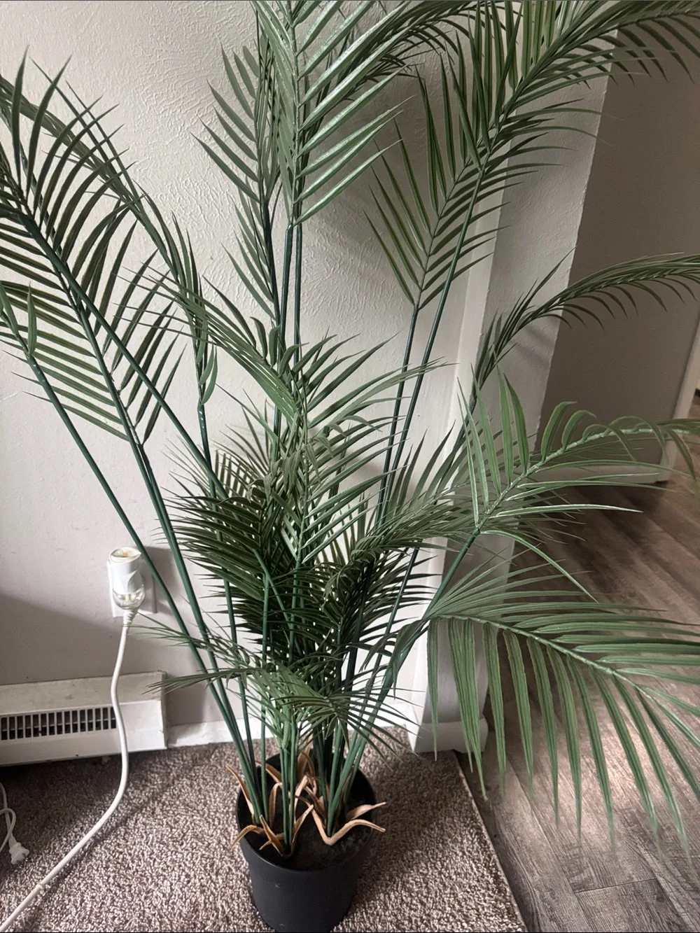 Artificial Areca Palm Plant in Green - Home Accents